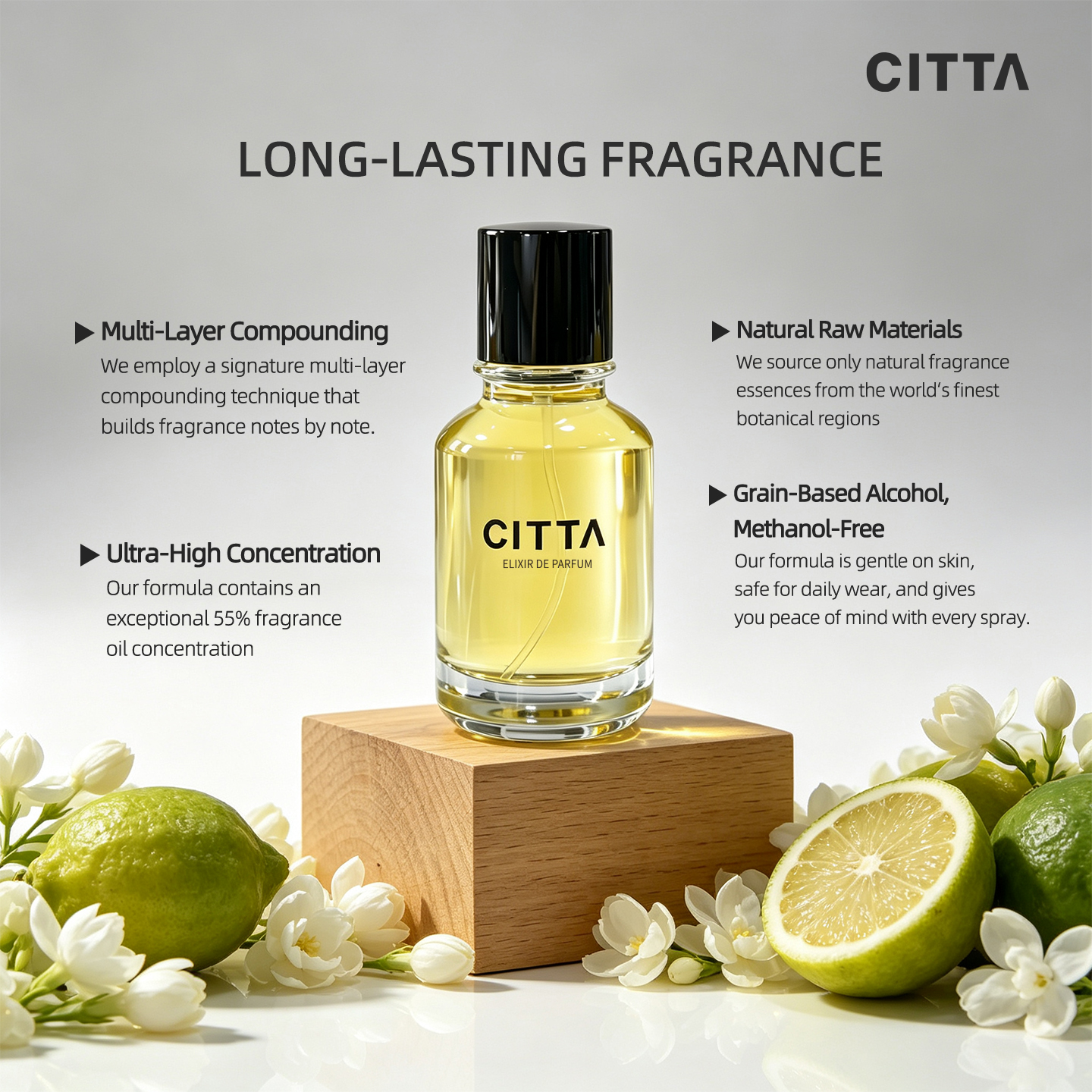 CITTA 55% OIL CONCENTRATED PARFUM 55ML FREE 5ML*DECANTS · 4