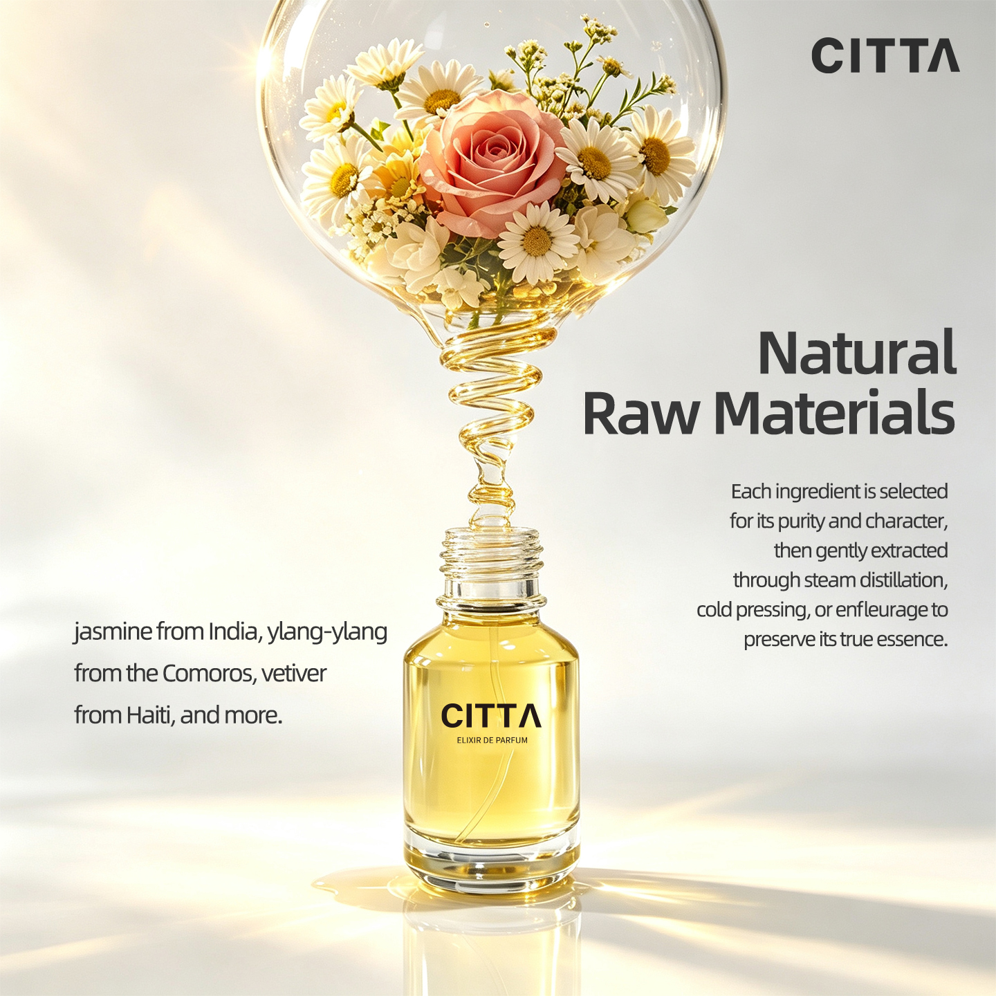 CITTA 55% OIL CONCENTRATED PARFUM 55ML FREE 5ML*DECANTS · 3