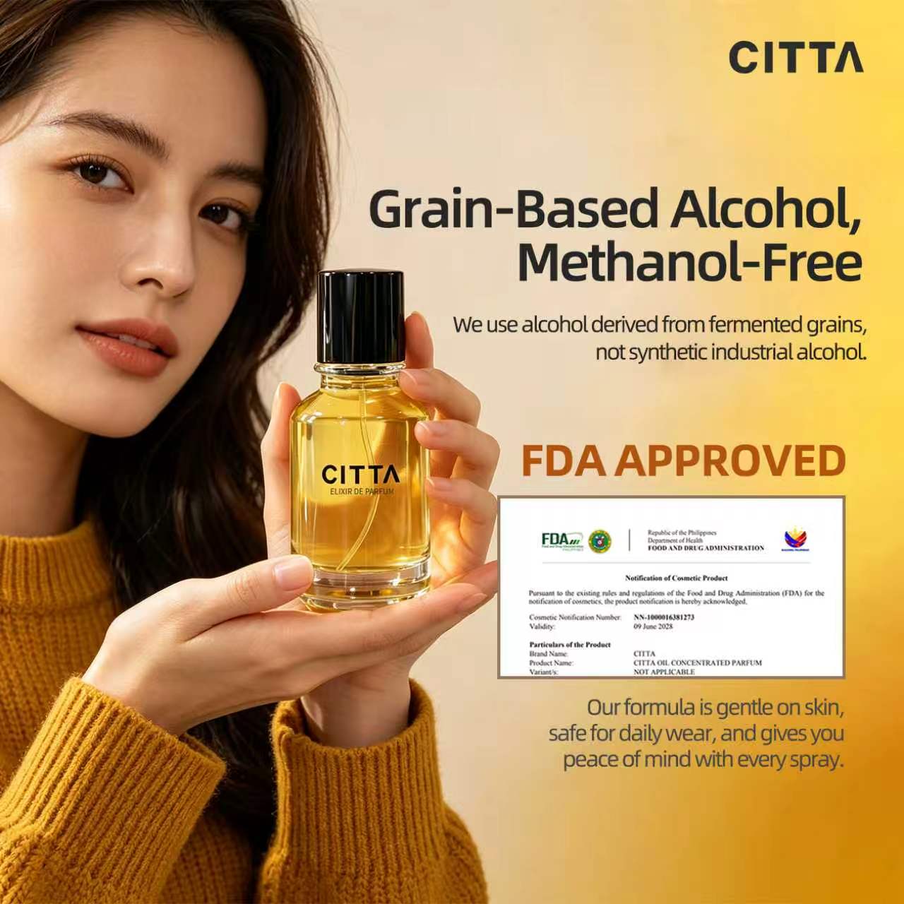 CITTA 55% OIL CONCENTRATED PARFUM 55ML FREE 5ML*DECANTS · 5